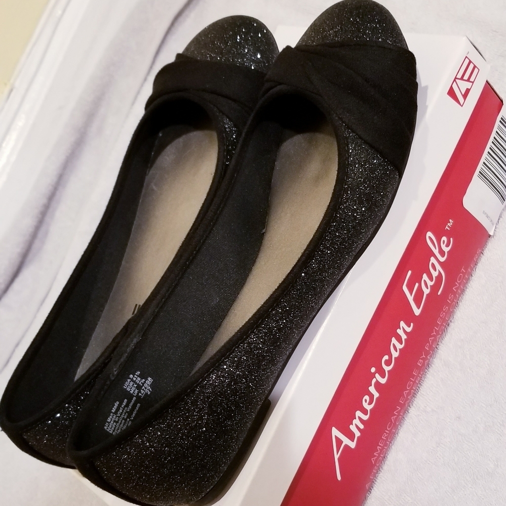 American Eagle Glitter Flats